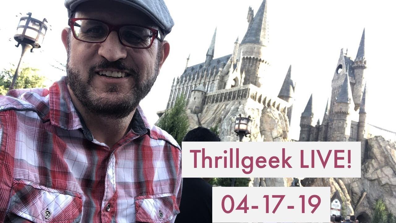 Thrillgeek LIVE! We talk Hagrid's, Jurassic Park construction and more from Universal Orlando Resort