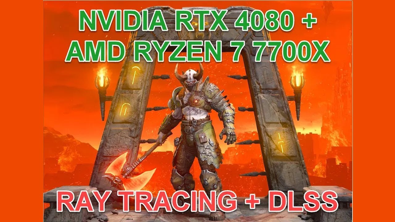 DOOM Eternal, Sample Gameplay 3 - NVIDIA RTX 4080, AMD Ryzen 7 7700X (4K, HDR), ULTRA NIGHTMARE