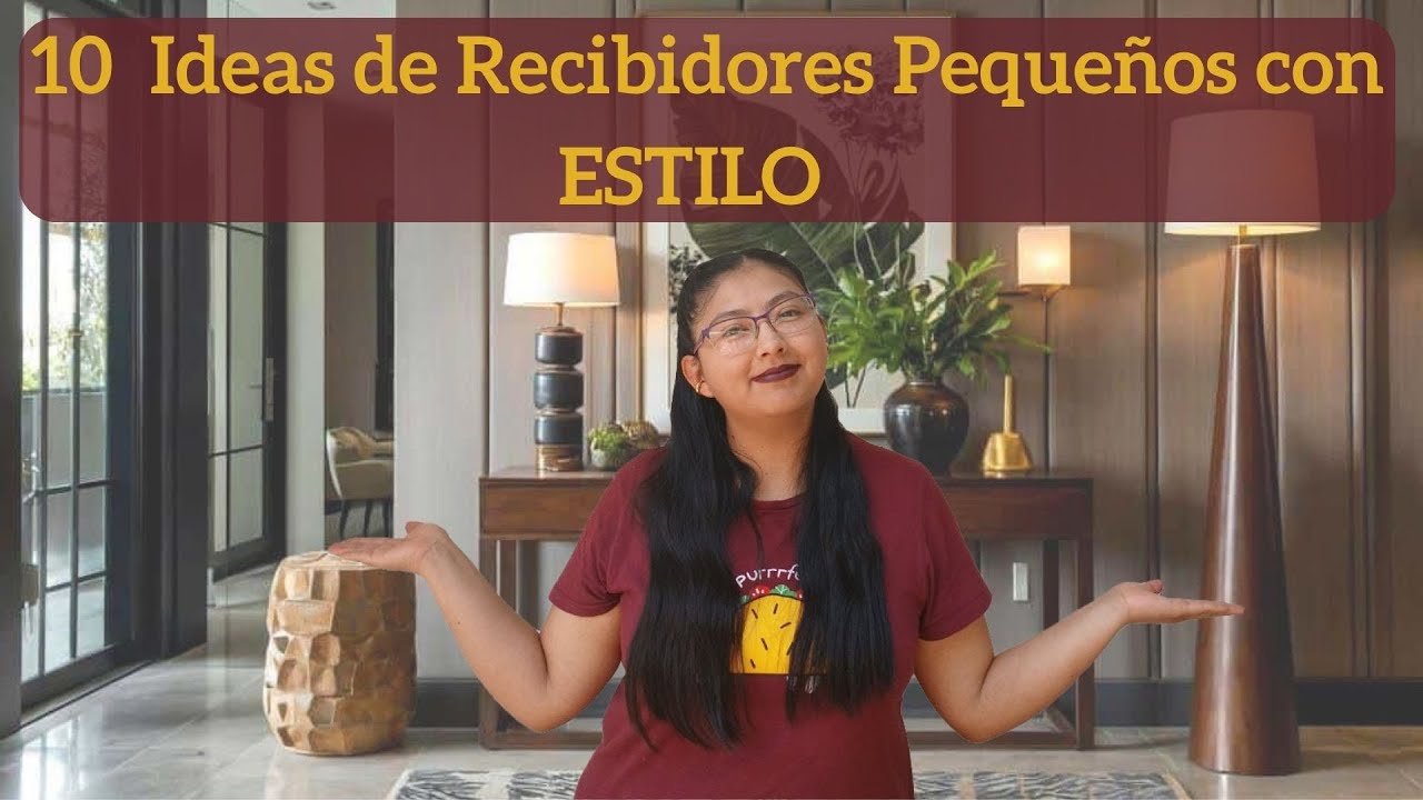 10 Ideas de Recibidores Pequeños con ESTILO