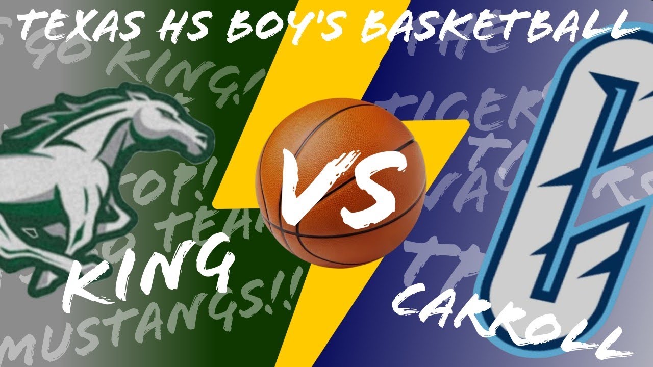 Texas HS Boy's Basketball - CC King vs CC Carroll
