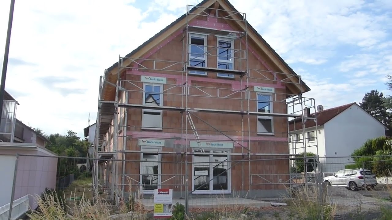 Doppelhäuser in Bad Homburg II 10 Trocknung Blower Door Innenausbau