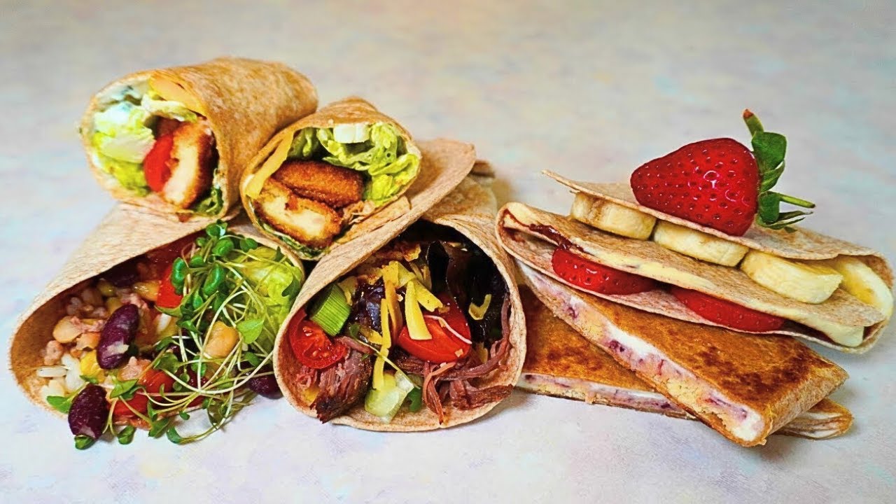 5 geniale Wrap Rezepte, die du nicht verpassen darfst!