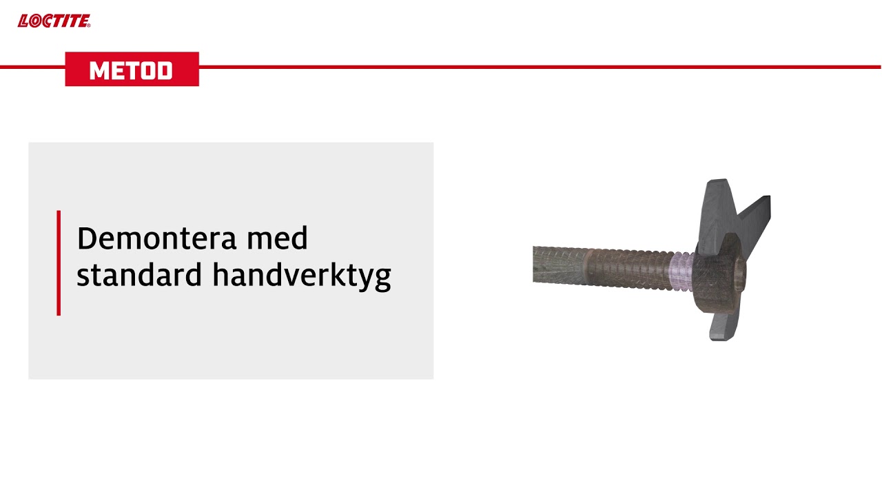 S&aring; h&auml;r Demonterar man G&auml;ngl&aring;sta F&auml;stelement (SE)