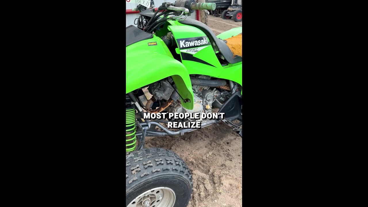 The KFX 700 is a V-twin beast