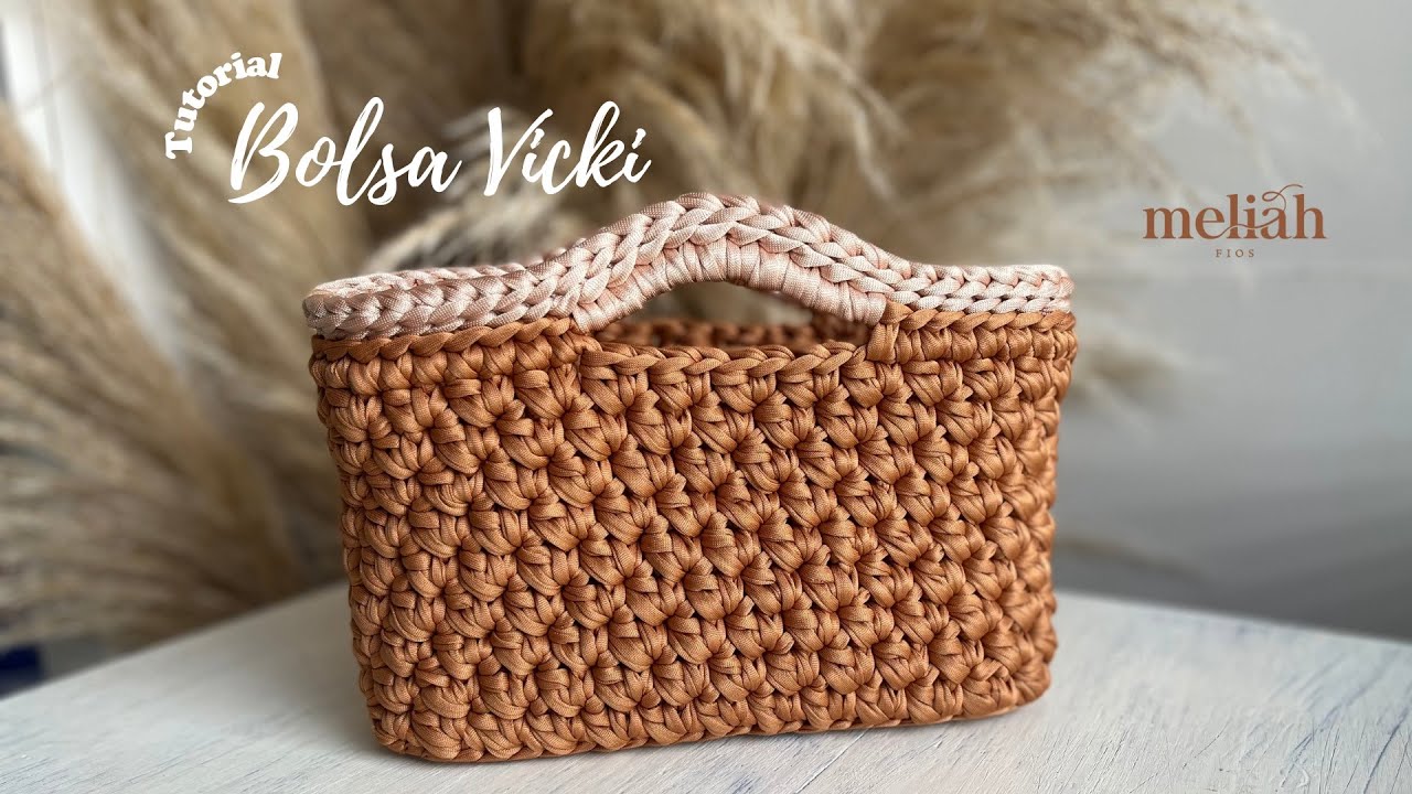 Bolsa Vicki I Bolsa de Crochê Fácil I Passo a Passo I Por: @artfioscrochet