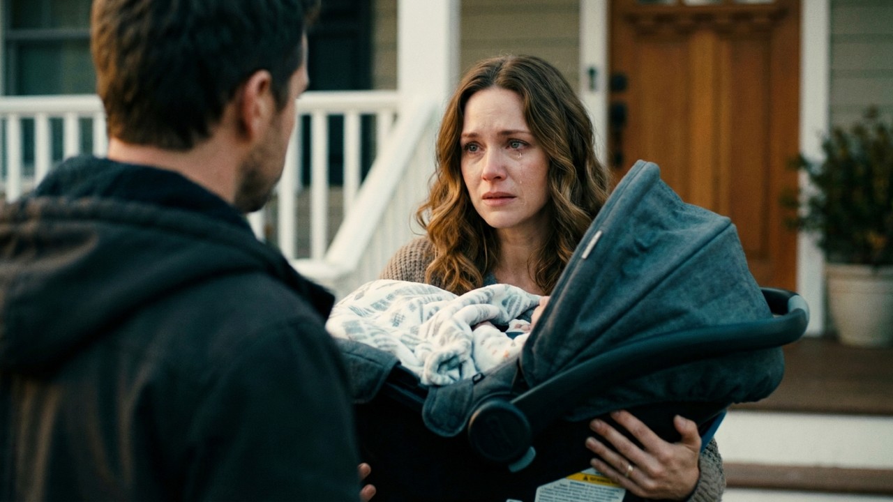 My Neighbor Knocked With a Baby Carrier: “Hold Him… Please” — I Asked, Where’s His Father?