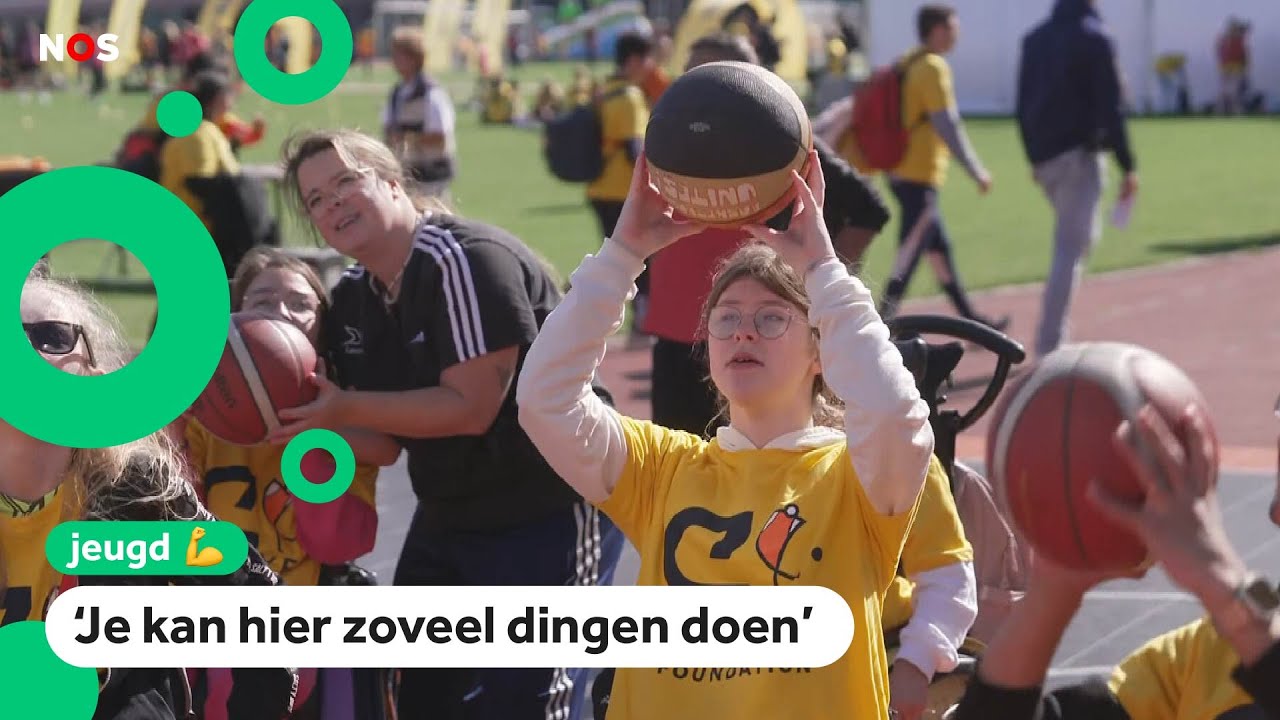 Sportdag voor kinderen met een beperking: 'Leuk dat ze dit doen'