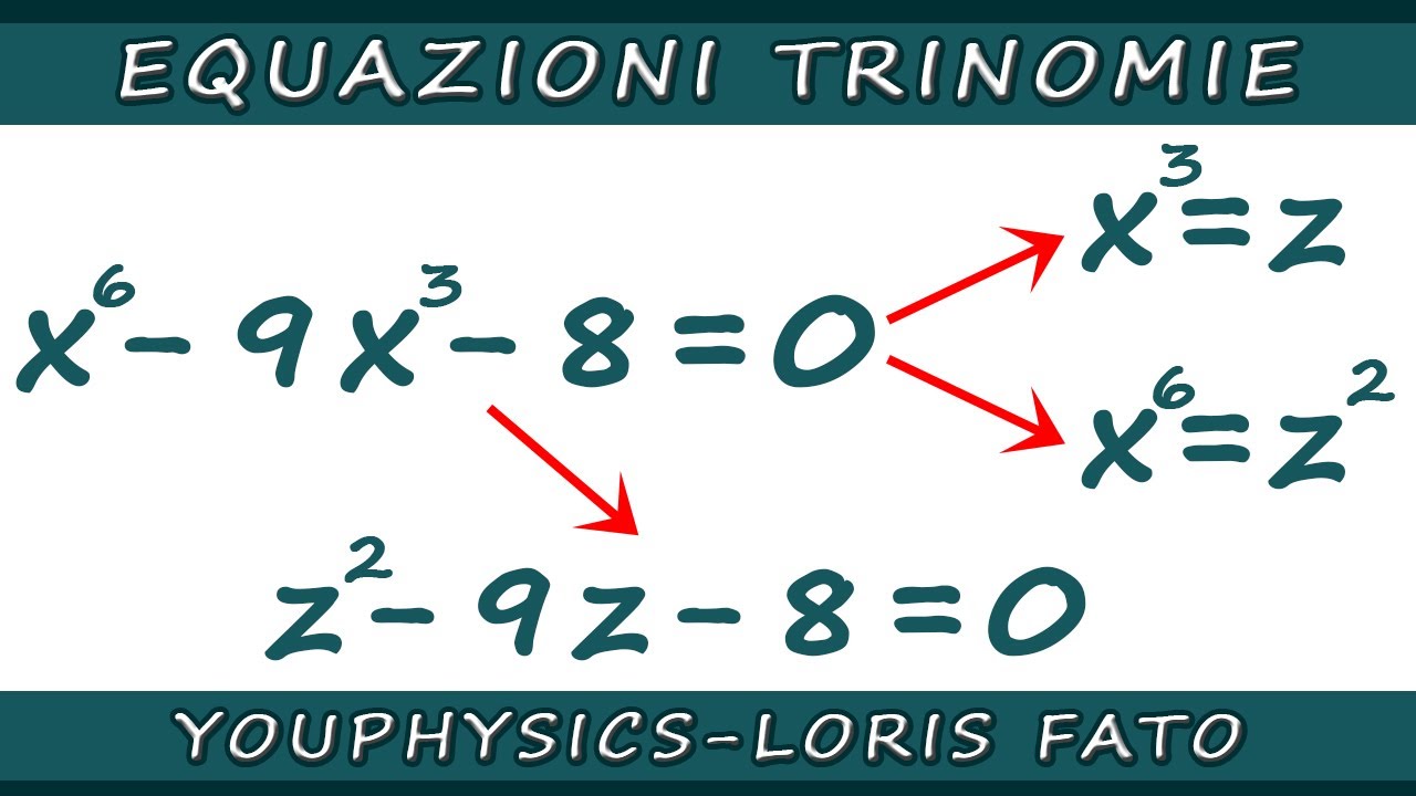 EQUAZIONI TRINOMIE - GRADO SUPERIORE AL SECONDO