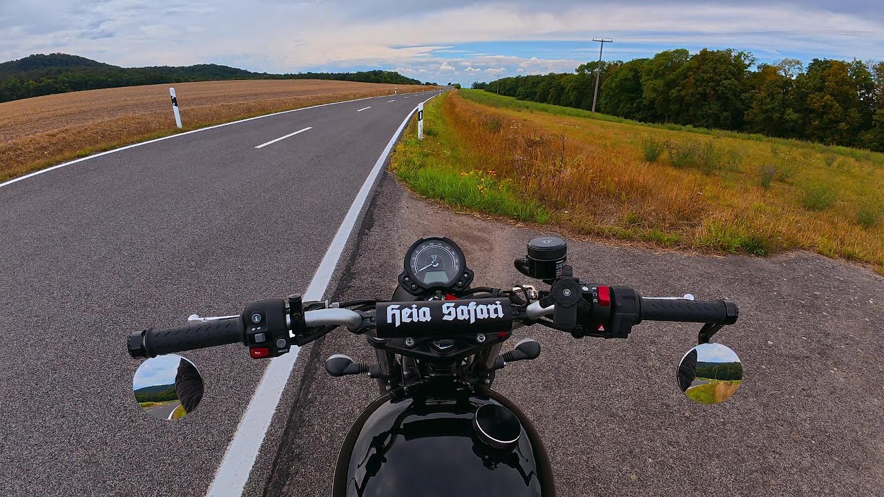 Just for Fun Ride - Triumph Scrambler 900 - pure Exhaust Sound - 4K