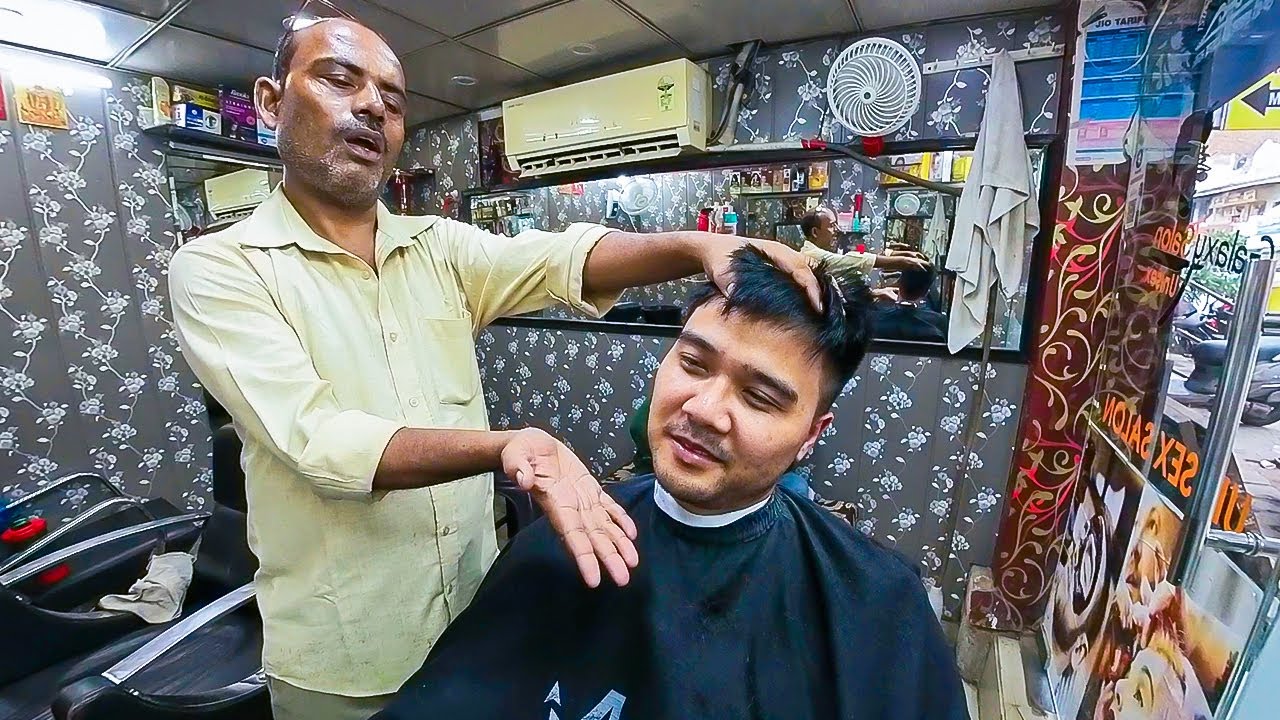 เปิดประสบการณ์การตัดผมครั้งแรกที่อินเดีย 45฿ บริการโคตรถึงใจ 🇮🇳