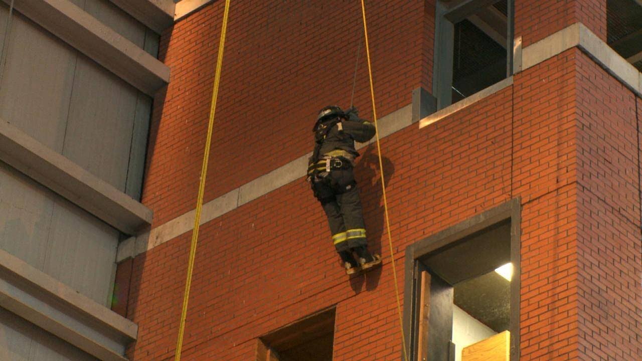 Watch Rach Scale a Building At Denis Leary's 3rd Annual FDNY Firefighters Challenge