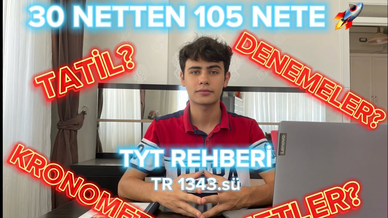 30 NETTEN 105 NETE NASIL ÇIKTIM ? #yks2023 #tyt