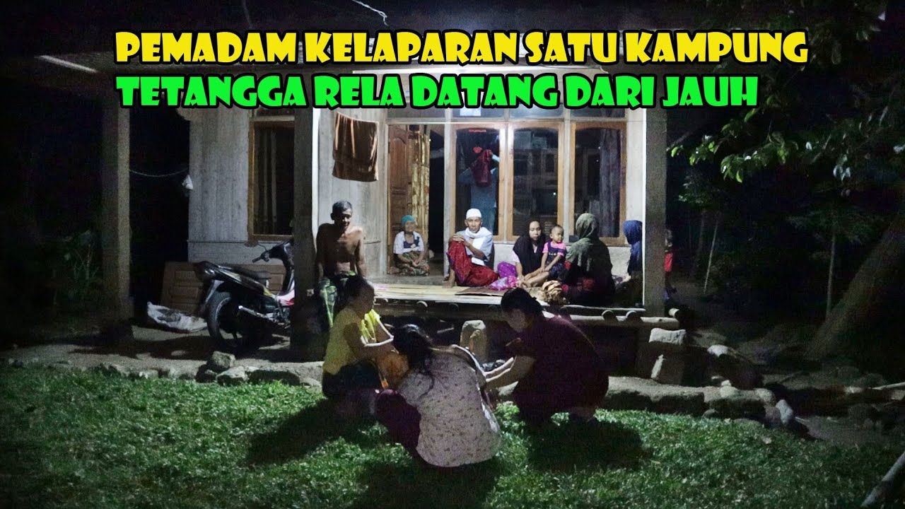 Pemadam Kelaparan Satu Kampung. Tetangga Rela Menembus Kegelapan Demi Makan Bersama.