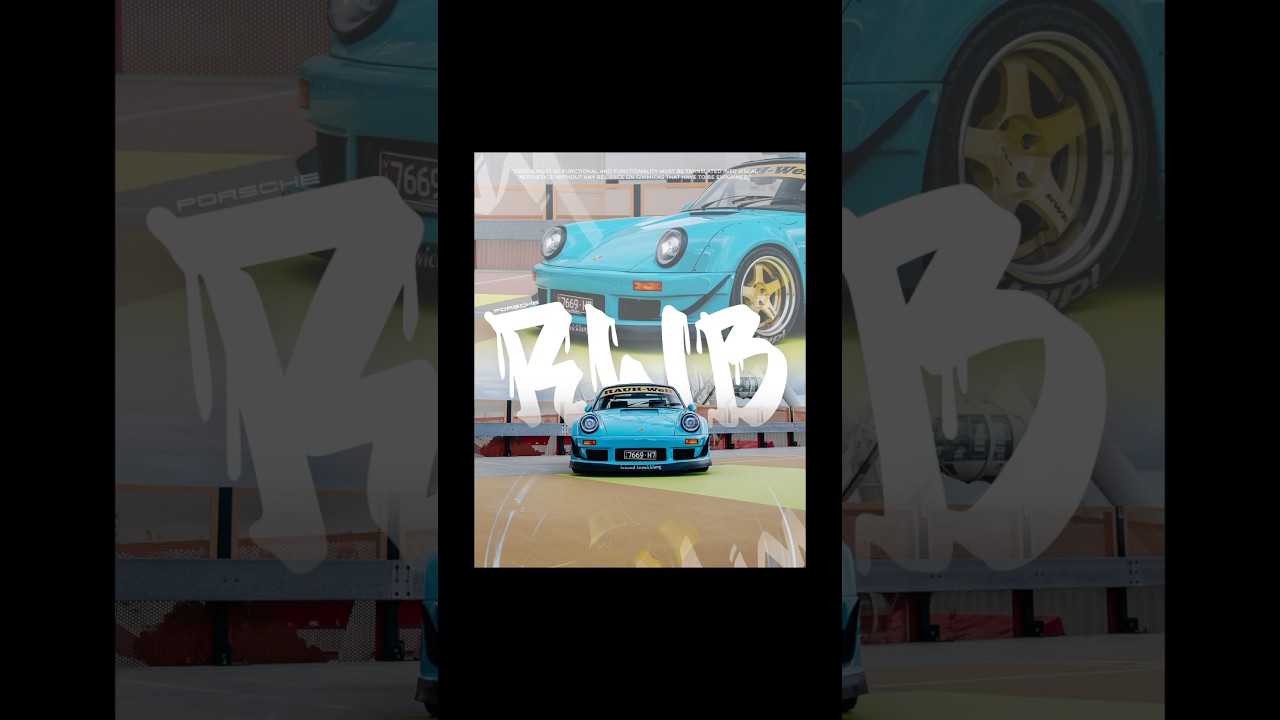 Photoshop Graphic Design Car Photography