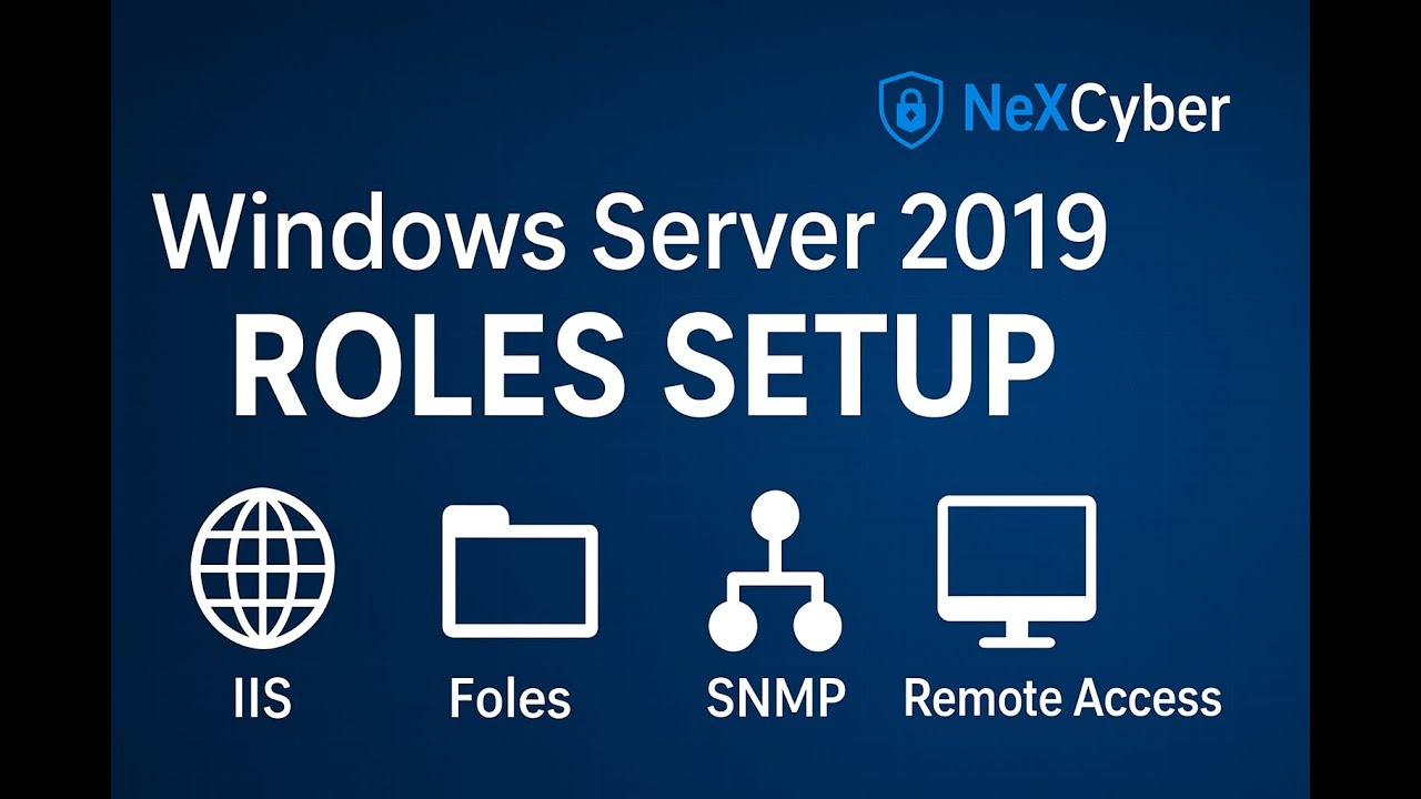 Install IIS, File Services, SNMP & Remote Access Role in Windows Server 2019 | Step-by-Step Tutorial
