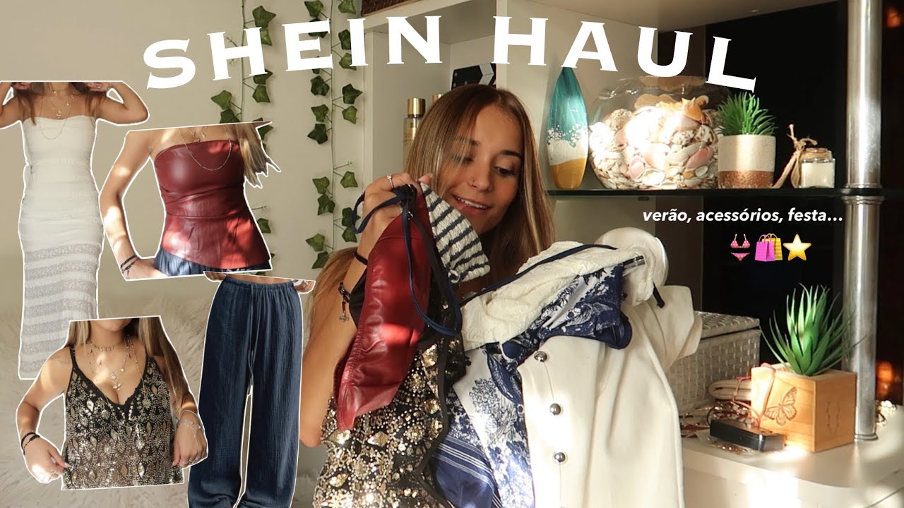 comprinhas na SHEIN *haul*! ver&atilde;o, cal&ccedil;as, acess&oacute;rios...