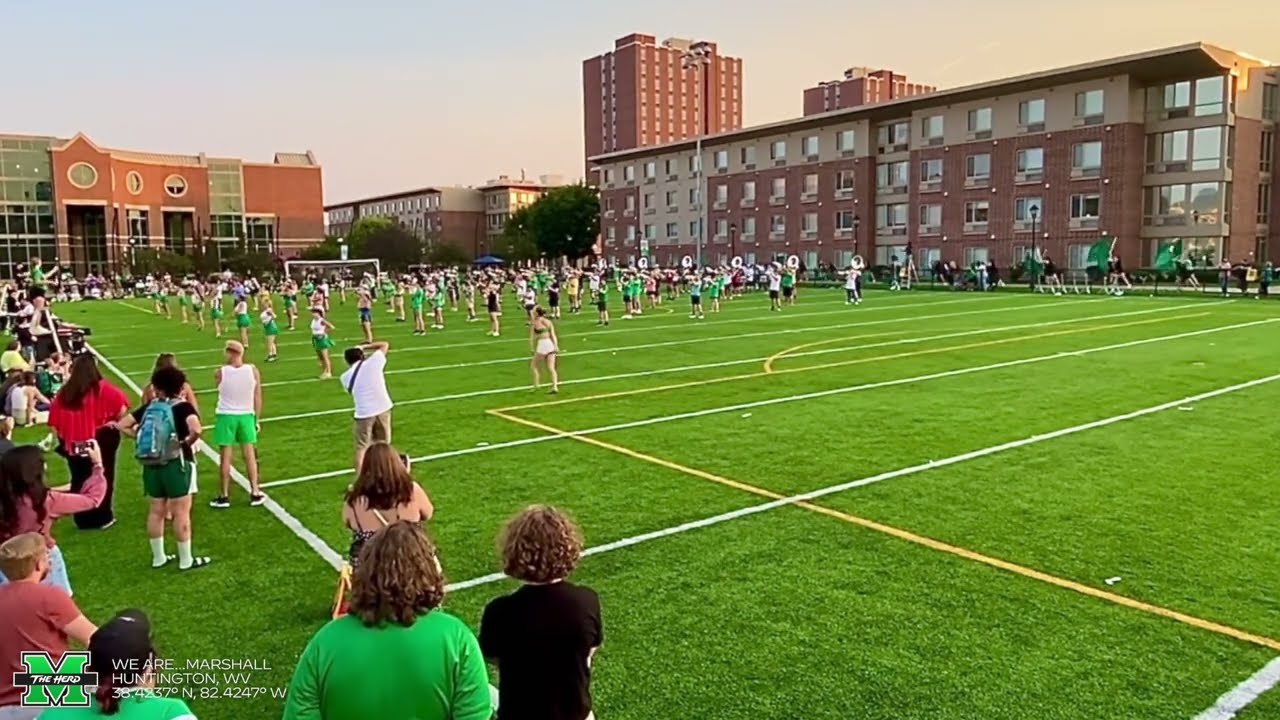 Marshall University Marching Thunder - Pregame (Country Roads, Fight On, Home On The Range) 2023