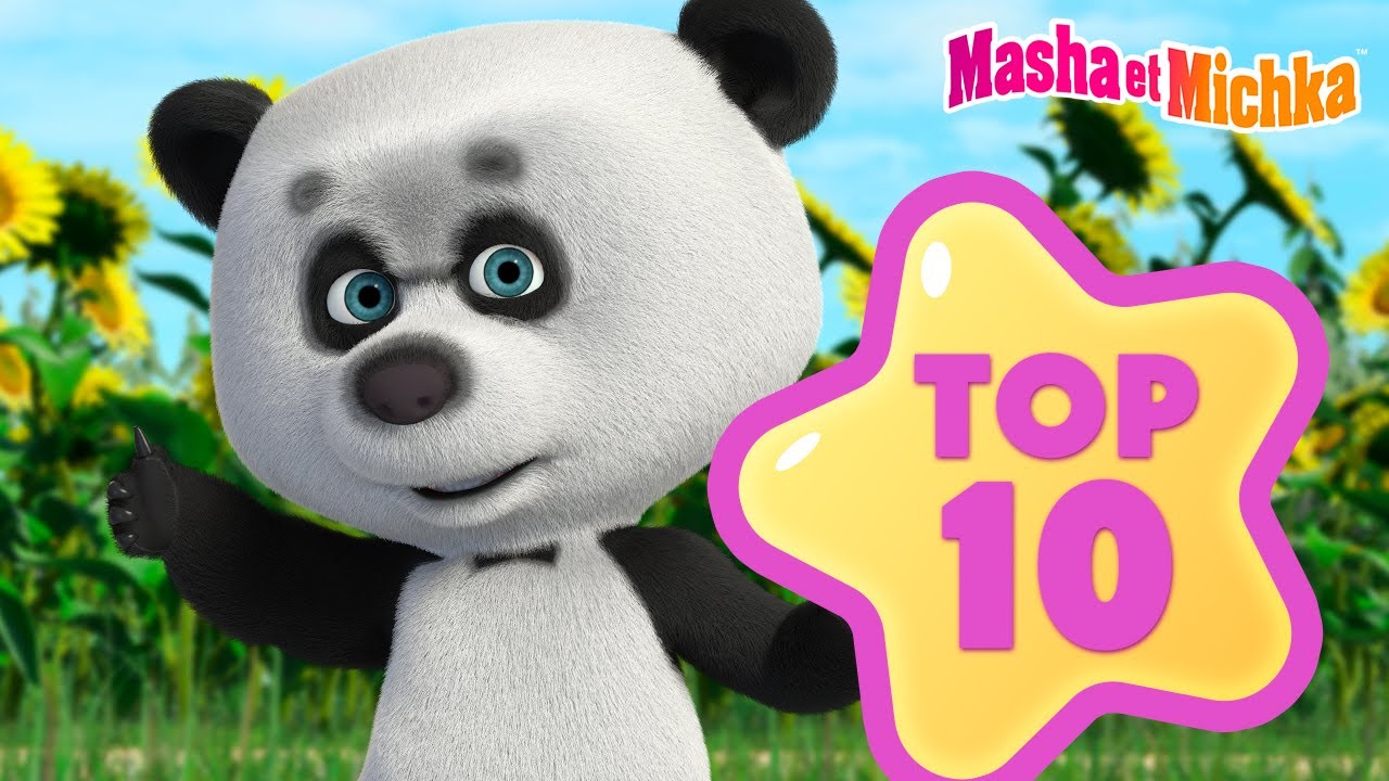 🏆⭐️ Les 10 meilleurs épisodes sur Panda 🐼 💖 Collection d'épisodes 👱‍♀️🐻 Masha et Michka