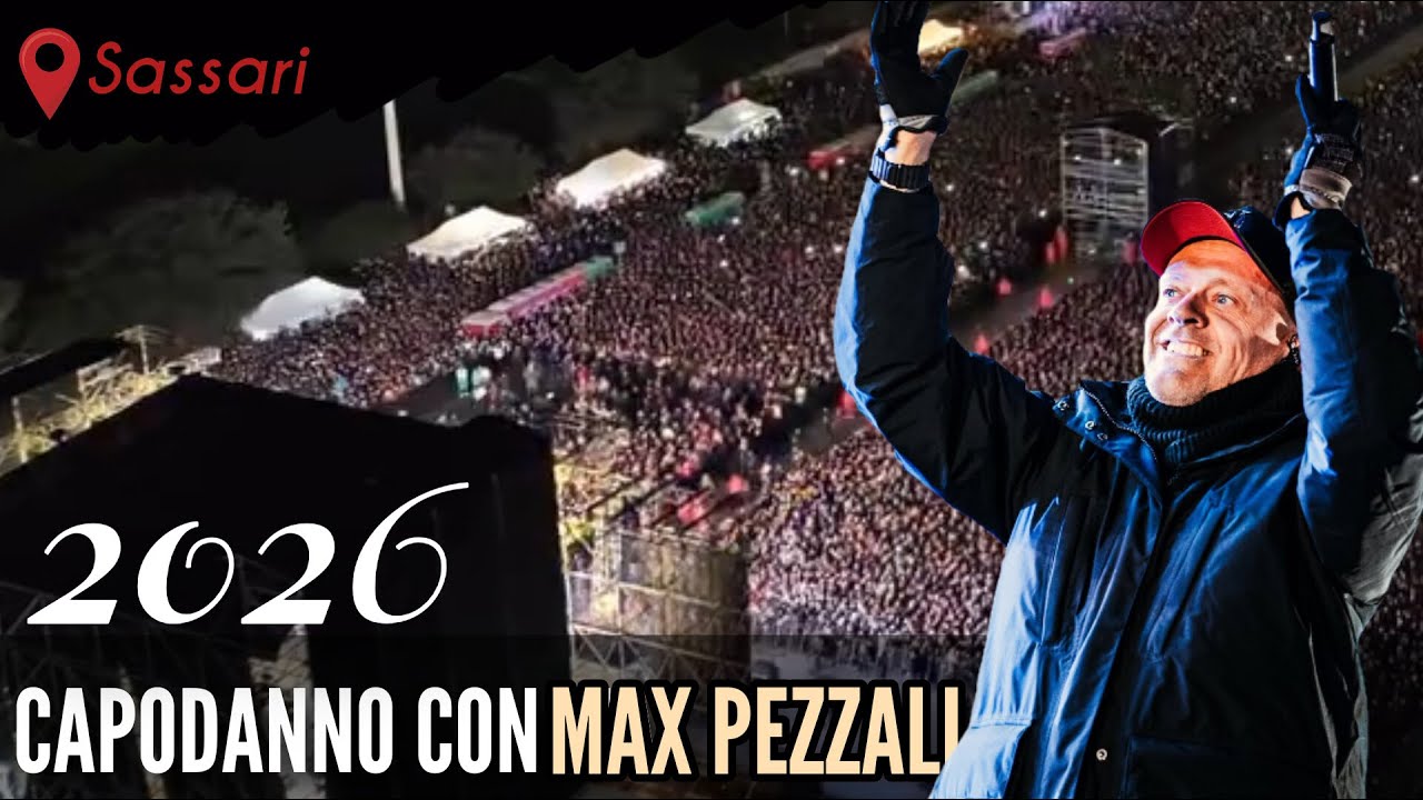 Max Pezzali LIVE a Sassari | Concerto di Capodanno 2026