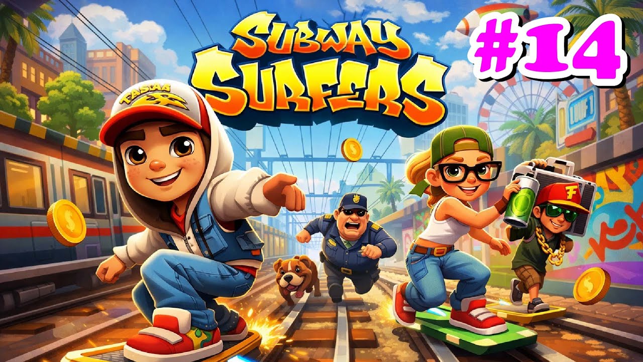 Let's make high score - Subway Surfers Live #14