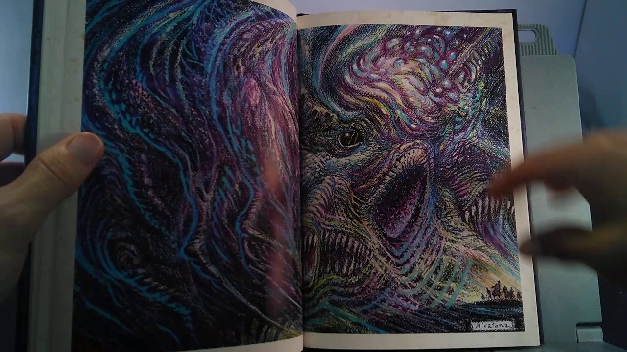 H. P. Lovecraft Bestiario ilustrado por Enrique Alcatena