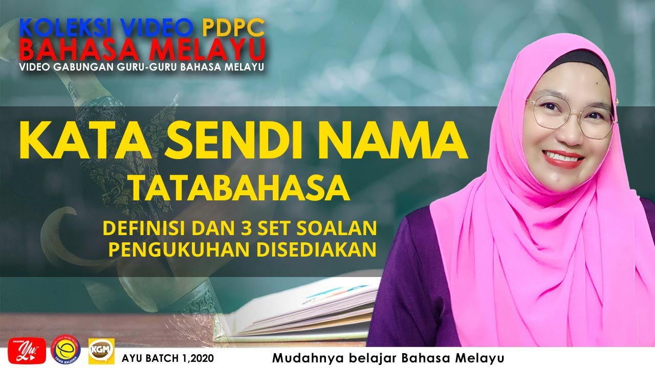 KATA SENDI NAMA | TATABAHASA | BAHASA MELAYU