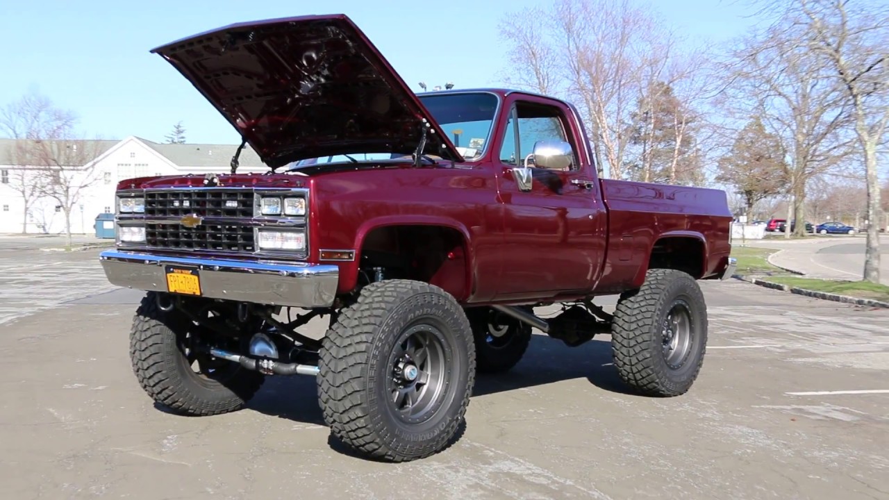 SOLD - Lifted 1986 Chevrolet K10 Deluxe Pickup For Sale~8 Lift~Fully Restored & AMAZING
