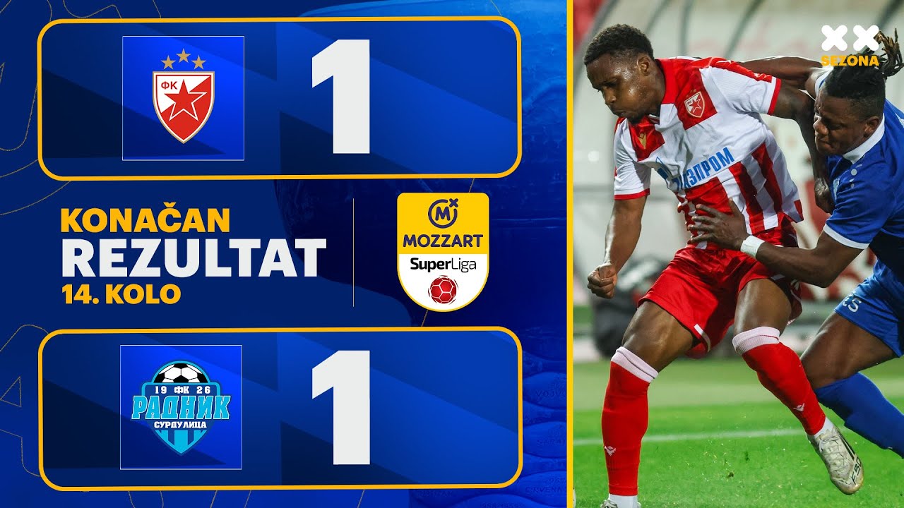 MBSLS 2025/26 - 14.Kolo: CRVENA ZVEZDA – RADNIK 1:1 (0:0)