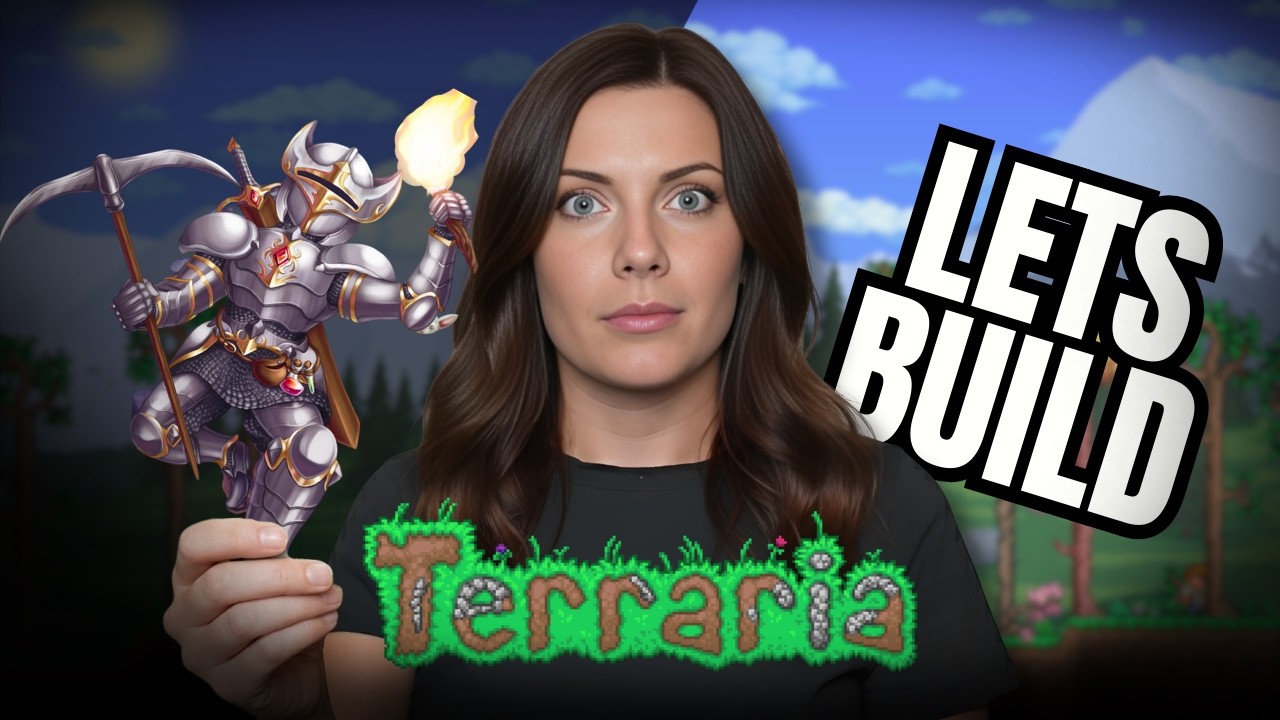 Touching Grass in Terraria | Cozy Building Stream | Bigger & Boulder Terraria