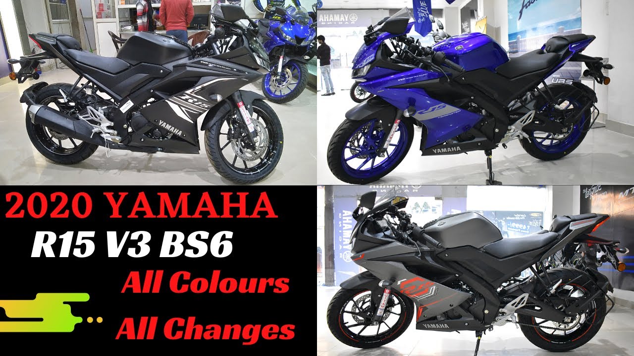 New 2020 Yamaha R15 V3 BS6 All Colours Detailed Review | Price | Changes | Walkaround | Features⚡⚡⚡
