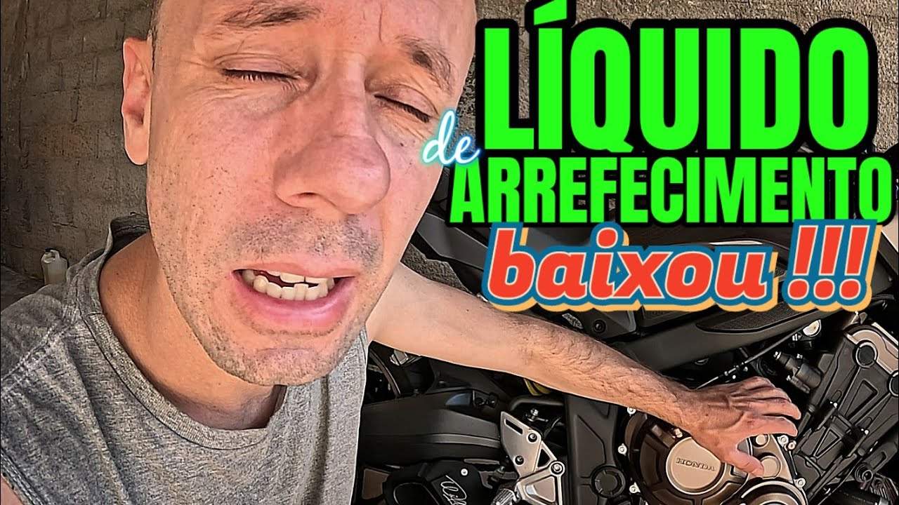 Líquido Arrefecimento baixou, o que fazer!!! Honda Cb 650r
