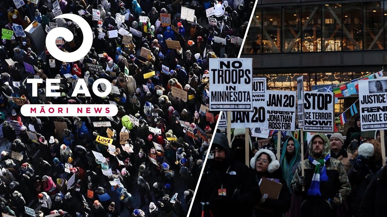 Community in Minneapolis calling for a Nationwide Strike | Te Ao Māori News