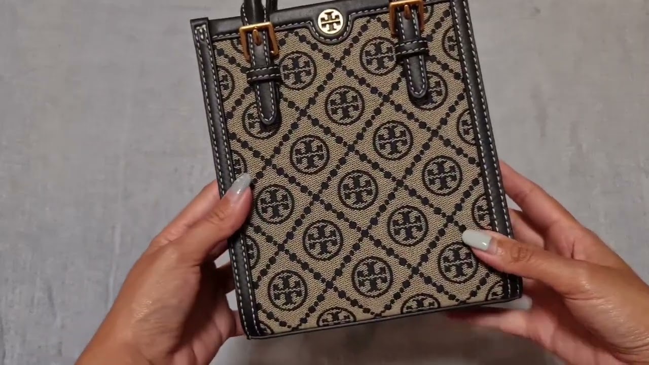 Tory Burch T Monogram Jaquard Mini Tote : Unboxing and Review