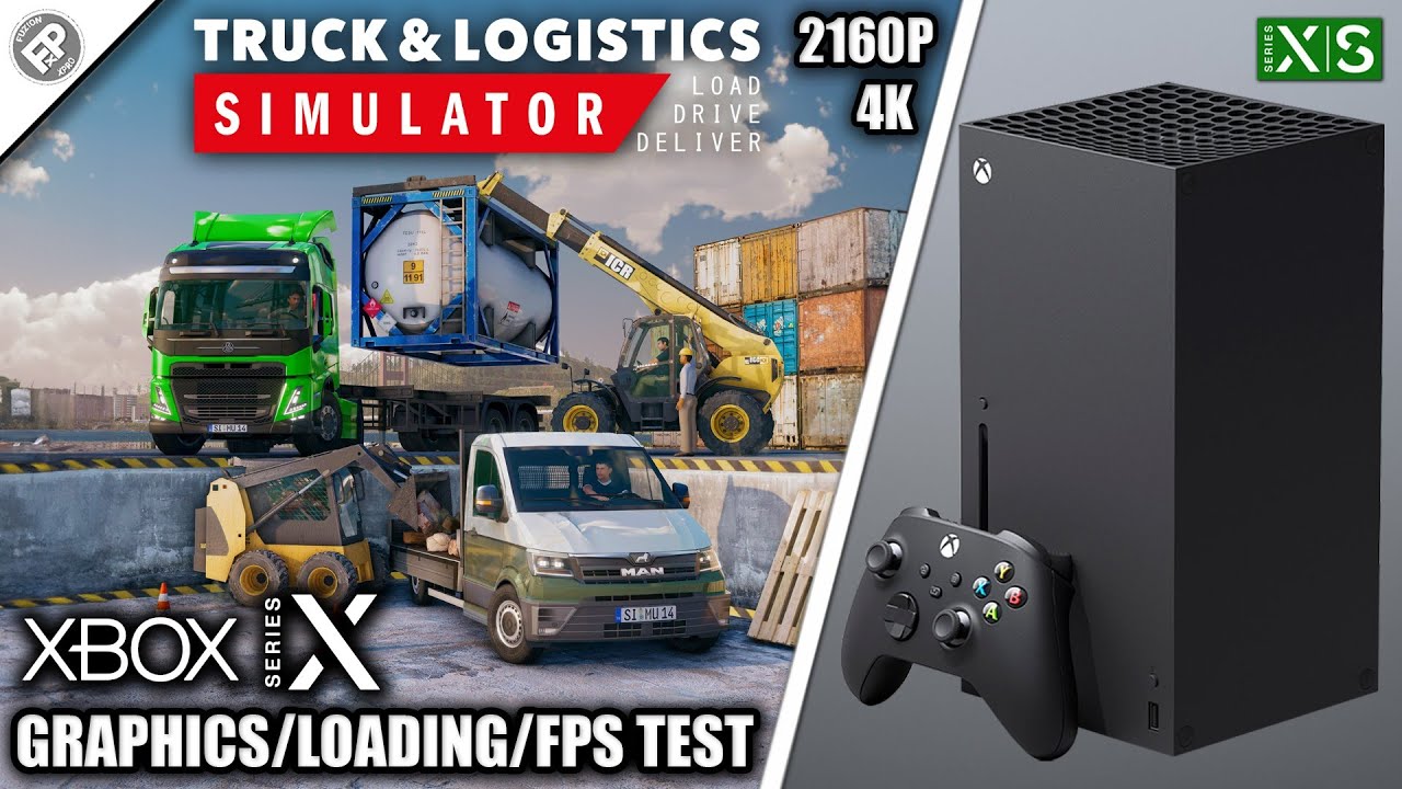 Truck & Logistics Simulator - Xbox Series X Gameplay + FPS Test