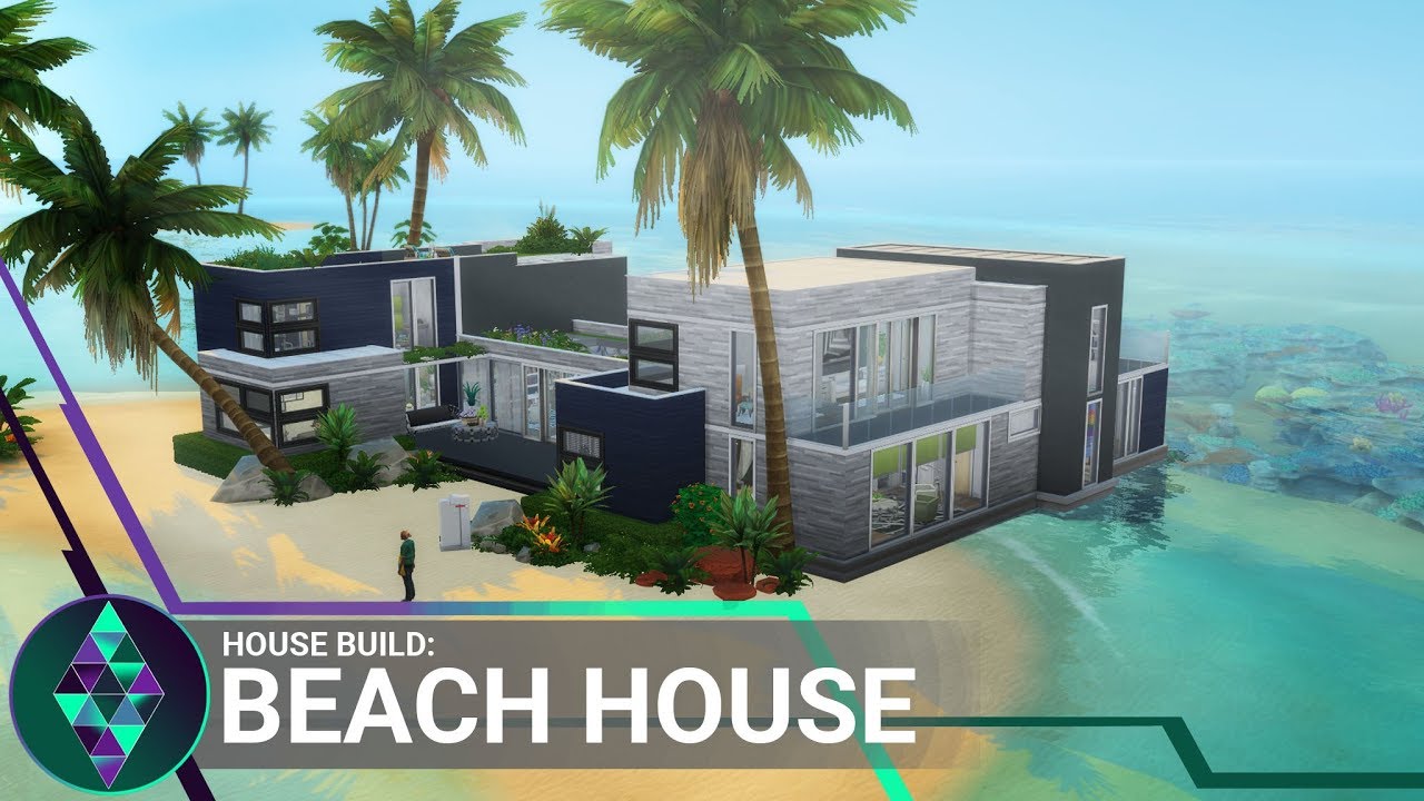 BEACH HOUSE - The Sims 4 - House Build | HD
