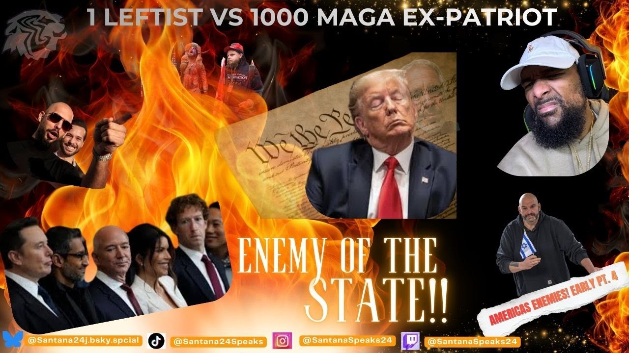 1 LEFTIST vs 1000 MAGA EX-PATRIOT: Sparring with Santana (Early PT. 5)