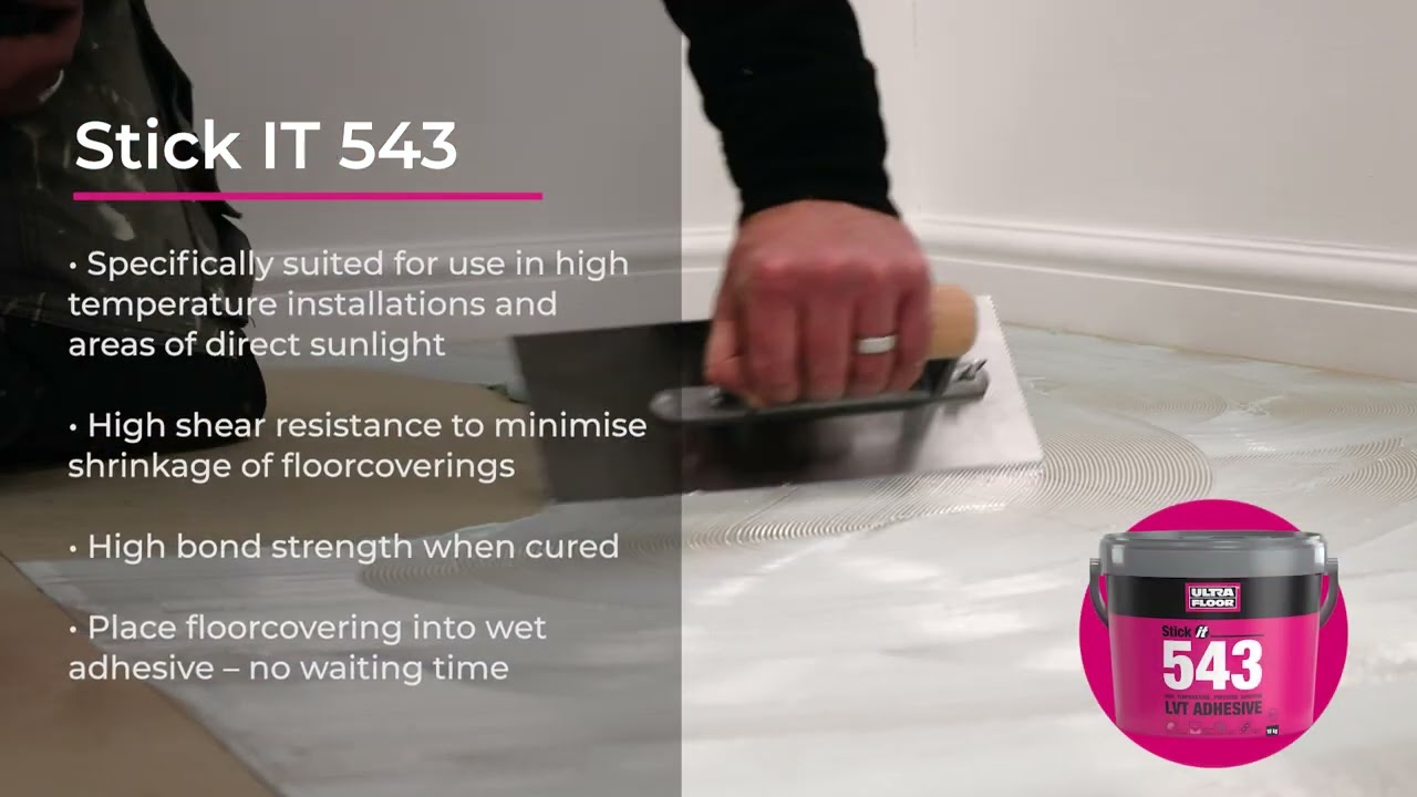 UltraFloor Stick IT 543 Application Video