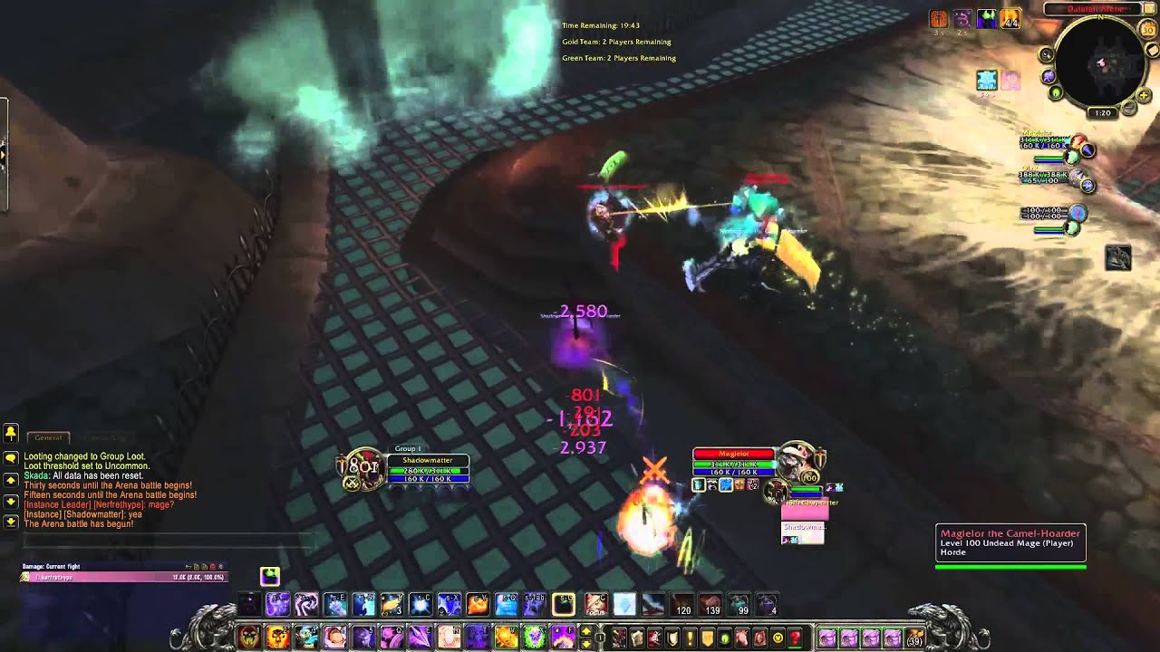 Shadow Priest wod 2v2 skirm arenas.