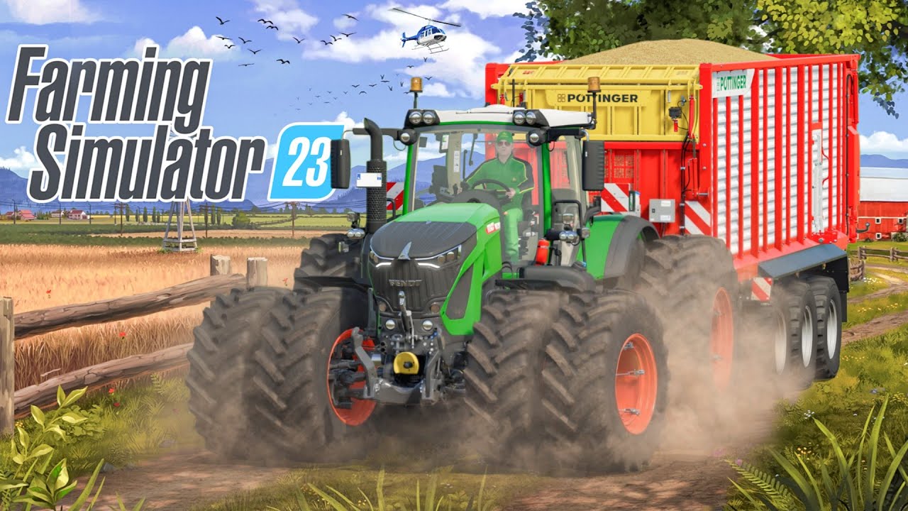 Double Tyer Fendt Tractor with Straw Collection In Fs23 ? Farming Simulator 23