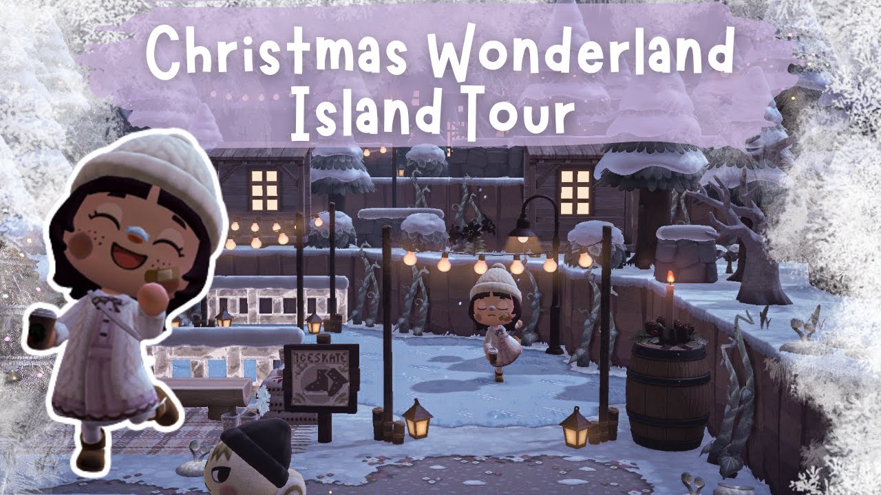 Christmas Winter Wonderland Island Tour | Animal Crossing | ACNH