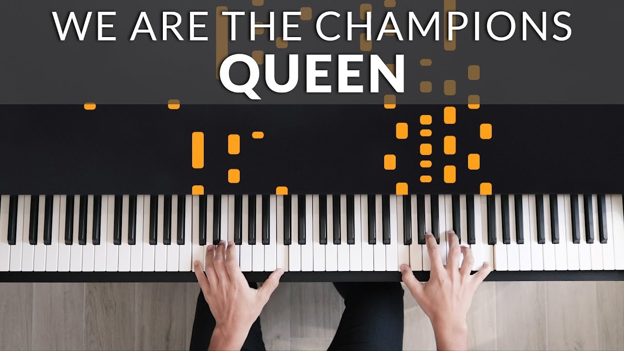 We Are The Champions - Queen | Tutorial of my Piano Cover