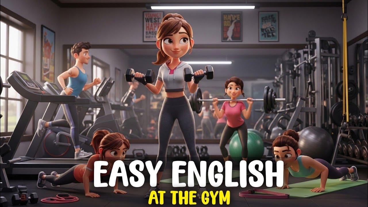 At The Gym | Real Life Conversation | Easy English Listening Story | Level A2 | Slow English