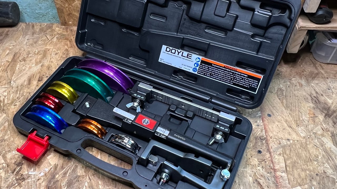 Набор трубогиба Doyle Premium с храповым механизмом от Harbor Freight