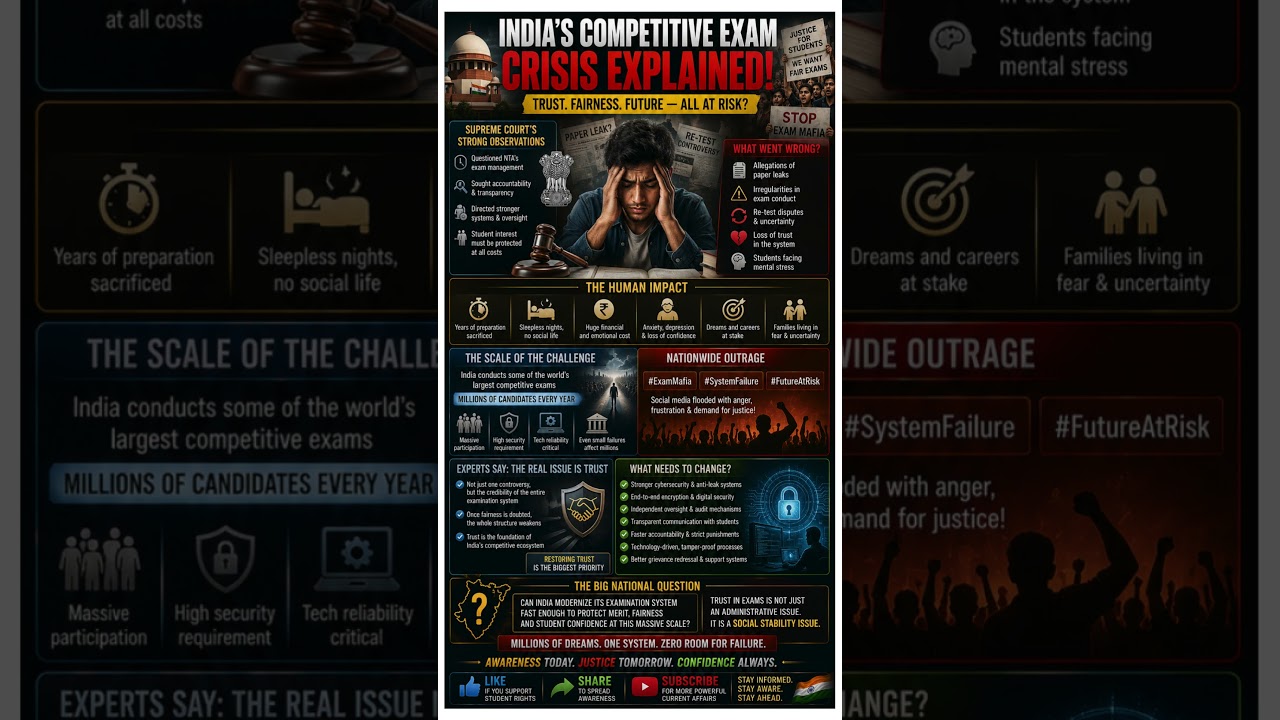🚨 India&rsquo;s Exam System Is Facing A Massive Trust Crisis 😨 #NTA #NEET