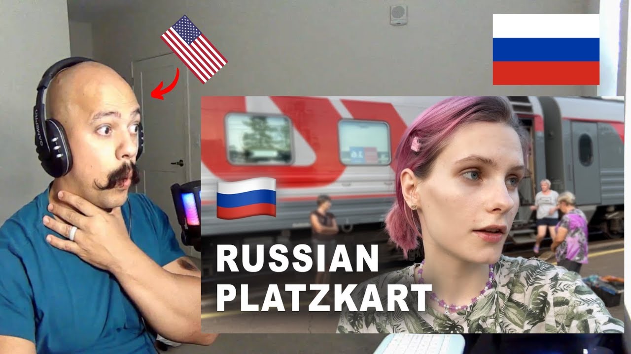 American Reacts To Traveling the Trans-Siberian in the 3rd class train / Russian platzkart