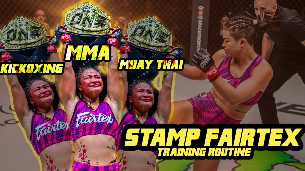 3 Sports World Champion Training Routine - Stamp Fairtex