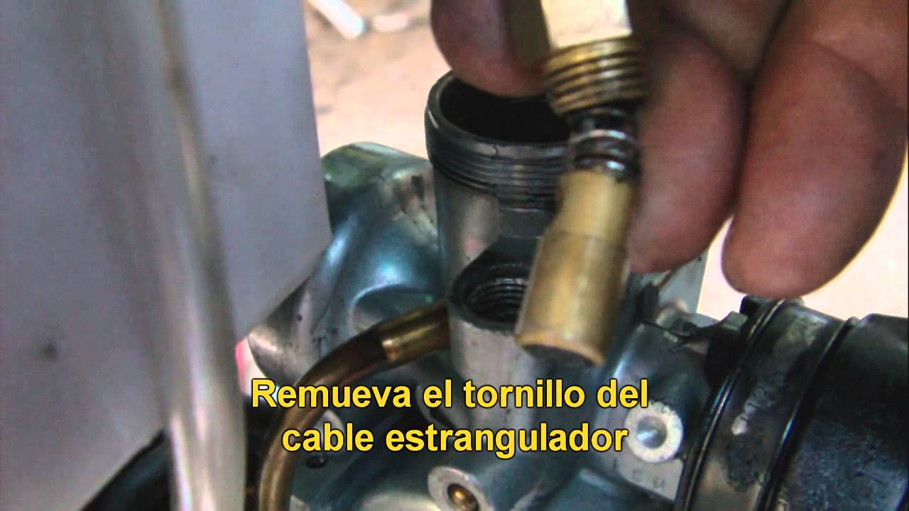 Como Desmontar el Carburador Mikuni 21 de Suzuki Ax