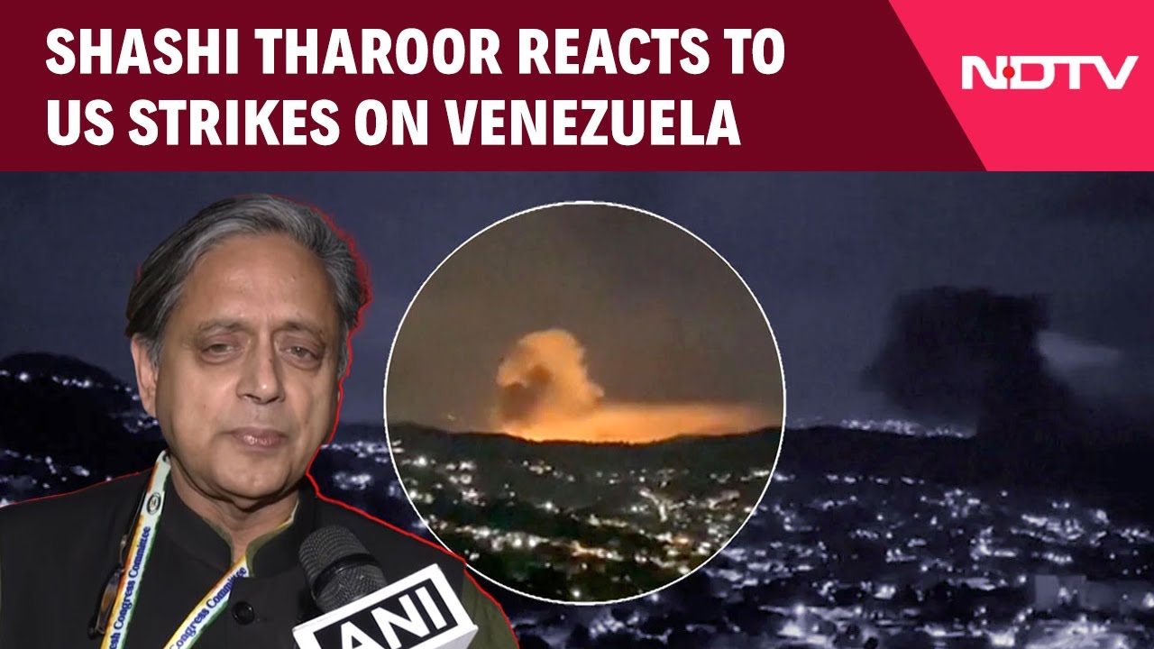 Shashi Tharoor News | 'Momentous Event...': Shashi Tharoor Reacts To US Strikes On Venezuela