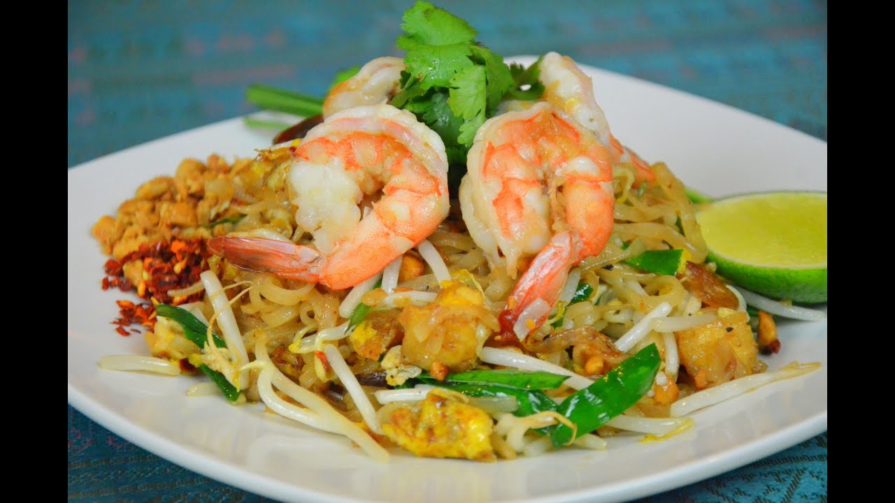 How to Make The best Pad Thai Noodle ผัดไทยกุ้งสด