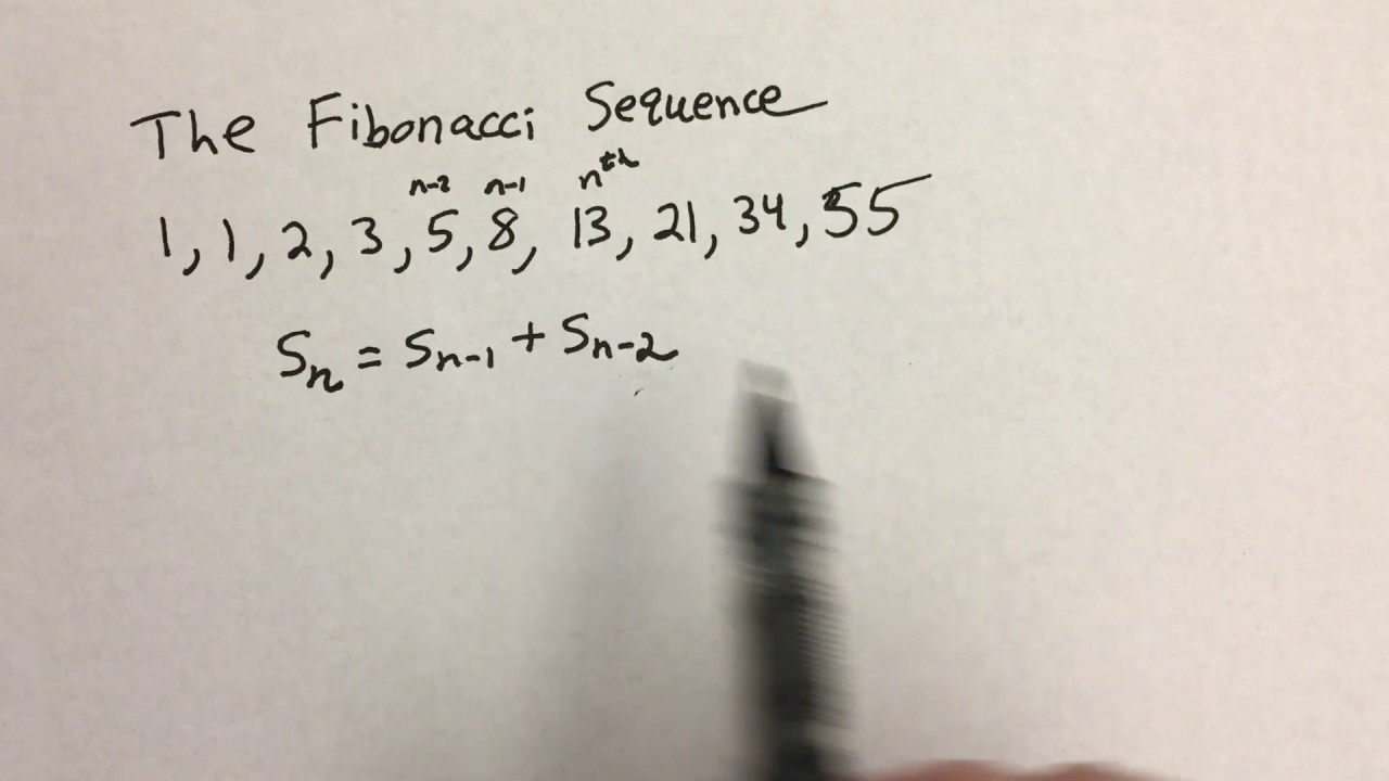 Finding a Recurrence Relation for the Fibonacci Sequence